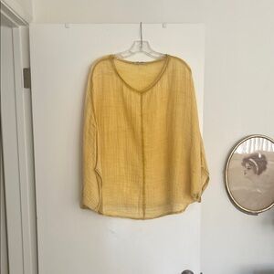 Meo Meli Elegant Mustard Blouse for Women